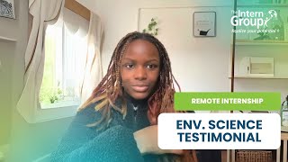 Remote Internship - Environmental Science - Tadala Testimonial