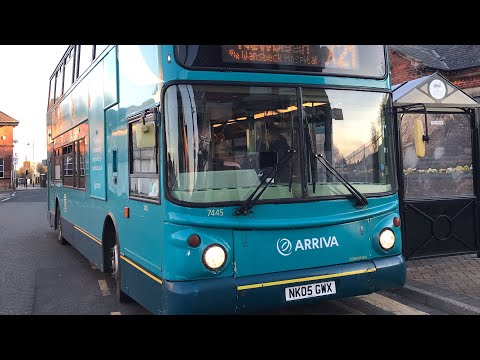 NICE SOUNDING: Arriva North East 7445 (NK05GWX) Volvo B7TL/ALX400