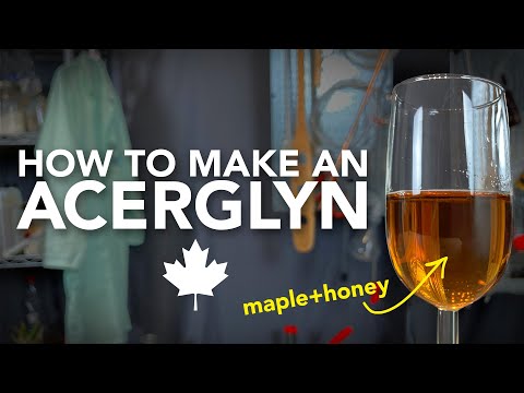 How to make Maple Mead | Easy Acerglyn recipe with buckwheat honey, oak, and orange zest