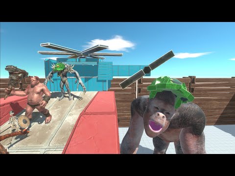 COMMANDER SCOURGE + SERGEANT KOZAROG + INFERNALS VS COMMANDER GORO + SERGEANT GHOR HAMMER + PRIMATES