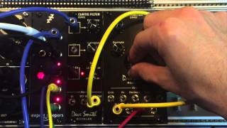 Video thumbnail for Dave Smith Modular DSM02 " Mangling Sequenced Sine Wave " by tacmist