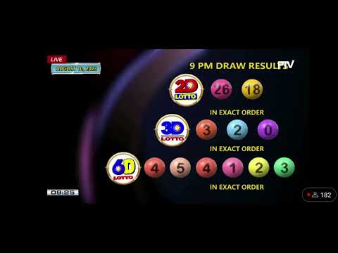 9pm PCSO Lotto Results August 10, 2023 Thursday 6/42 6/49 6D 3D 2D