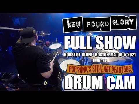 New Found Glory - Cyrus Bolooki - FULL SHOW (Drum Cam) - House of Blues - Boston, MA - 10-5-2021