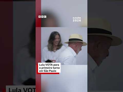 Lula vota em São Paulo no primeiro turno das eleições presidenciais de 2026