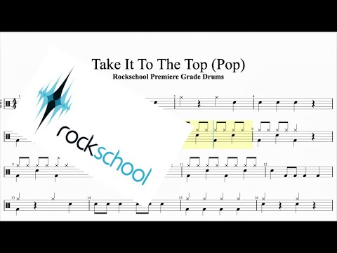 Take It To The Top (pop) Rockschool Premiere Grade Drums