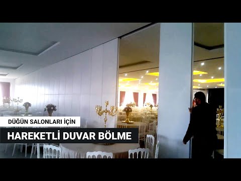Movable partition wall video