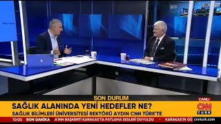 CNN Türk’te Hakan Çelik yayını: SBÜ Rektörü Türkiye’nin sağlık yol haritasını an