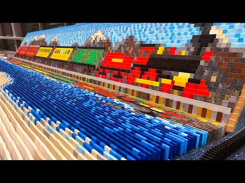 100,000 DOMINOES - Around the World in 80 Days | MSC Domino Day 2025