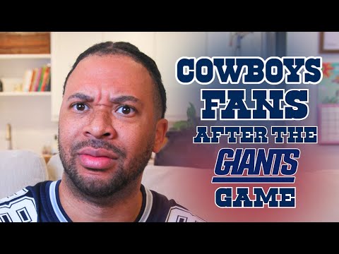 Cowboys Fans During the Giants Game