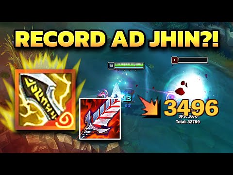 IL JHIN CON PIÙ AD DI SEMPRE (1200 AD, un attacco = 2000 danni)