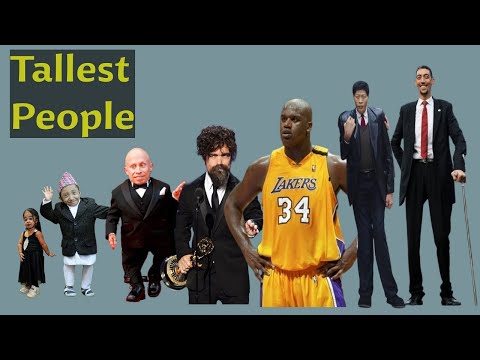 The World's Tallest People | The Lowest and Highest People in History | Height COMPARISON
