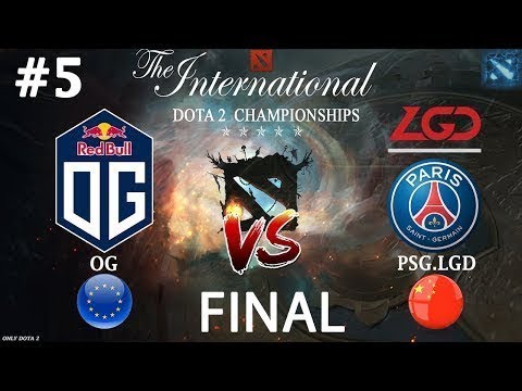 Матч в котором РЕШИЛСЯ ИСХОД TI8 | OG vs PSG.LGD #5 (BO5) | GRAND FINAL | The International 2018