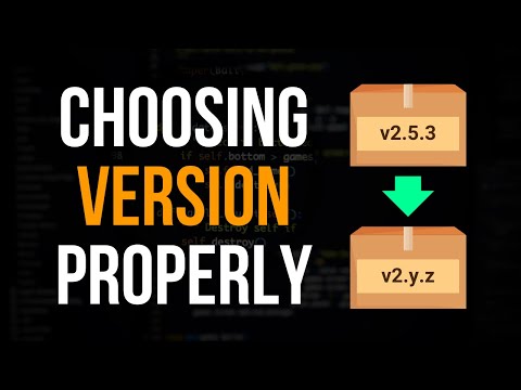 How To Choose Version Numbers - Semantic Versioning