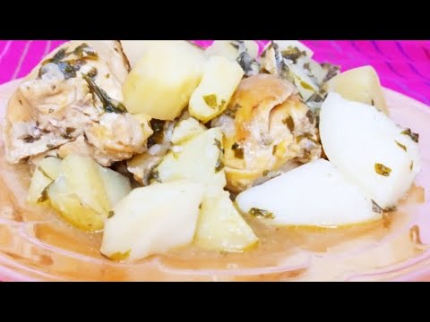 la receta de pollo con papas más rica que encontrarás 😋