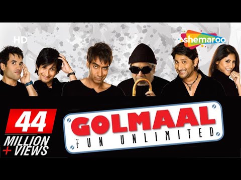 Golmaal - Fun Unlimited (2006)(HD+Eng Subs) Ajay Devgan, Arshad Warsi, Rimi Sen - Best Comedy Movie