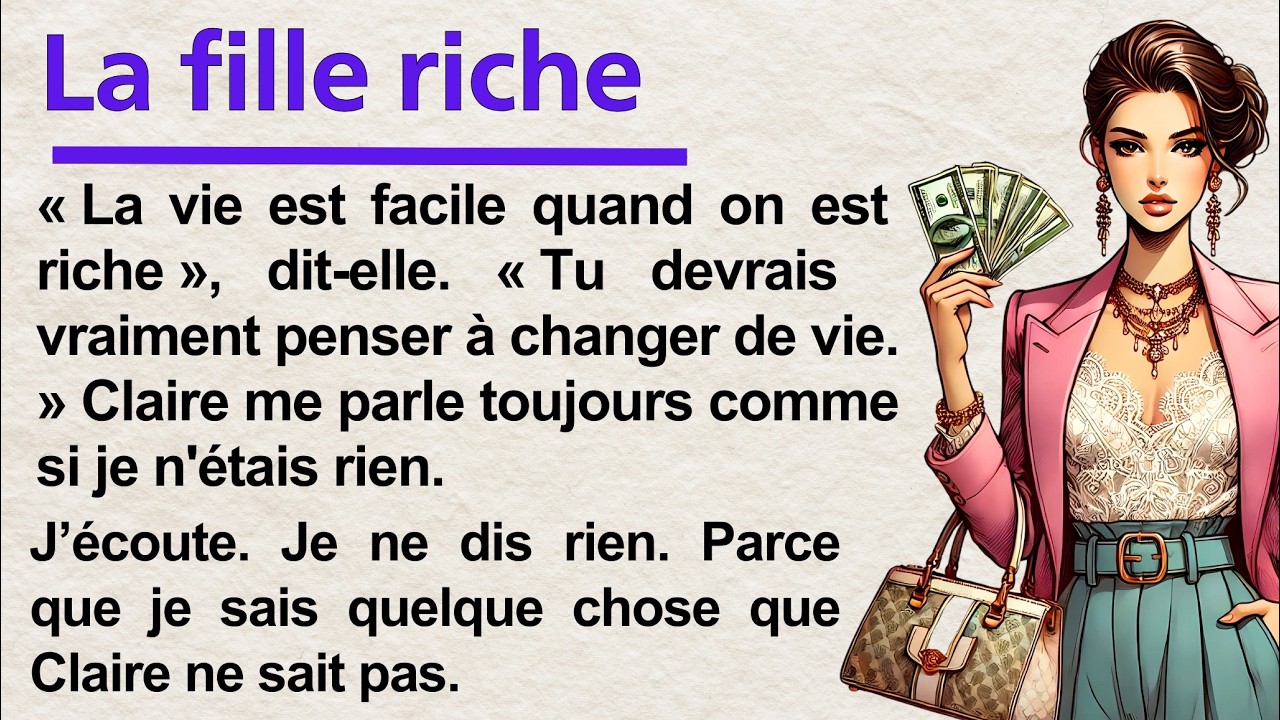 The Rich Girl’s Lesson | Learn French for Beginners with a Simple Story | Improve Your French