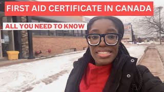 First Aid Certificate in Canada, CPR, AED, Canadian Red Cross | Tim  Holton