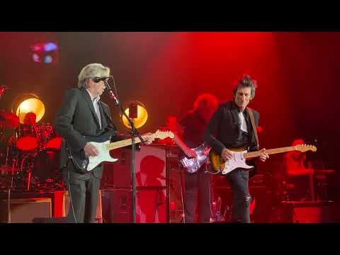 Eric Clapton, Ronnie Wood & Roger Waters of Pink Floyd -  White Room - Live in London