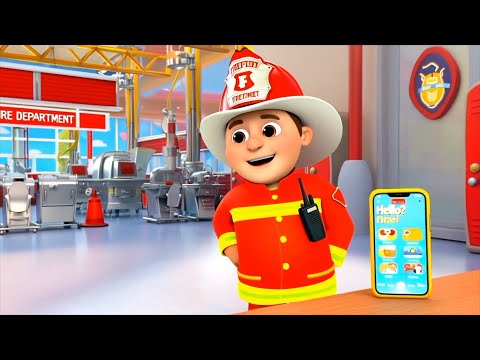 Pompierii 👨‍🚒 Mașină de pompieri 🚒 Cântece pentru copii   TruLaLa