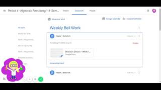 Mark as done, turn in, and attach an assignment in google classroom
