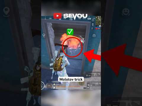 Sevou Trick 20 - Molotov 🔥 #pubgm #pubgmobile #sevou #Levinho #bgmi #pubgm