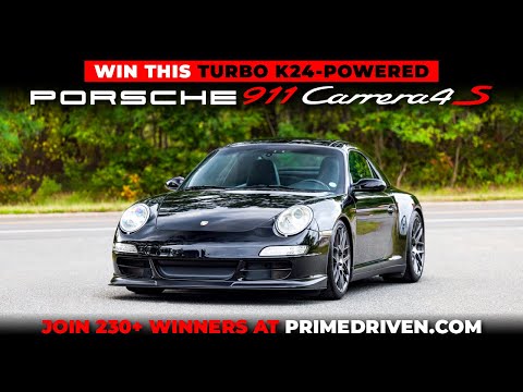Prime Driven’s Boldest Giveaway Ever: Turbo VTEC K24 Porsche 911 Carrera 4S