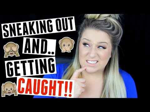 SNEAKING OUT & GETTING CAUGHT!!! STORYTIME Video