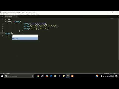 Learn multidimensional array in php with oops | learn php step by step ...