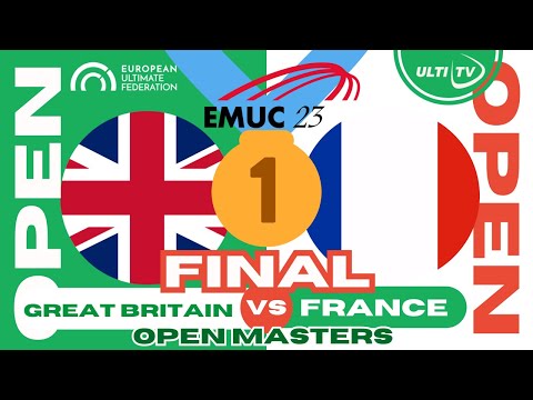 Great Britain (GBR) vs France (FRA) —🥇 GOLD MEDAL 🥇—  OPEN MASTERS — EMUC 2023 Bologna, Italy