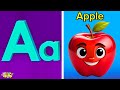 ABC Phonics Song With Two Words A For Apple Alphabets Song With Sounds For Children Abcd Kids