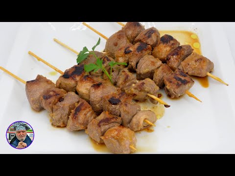 Pinchos morunos al estilo español - te van a sorprender.