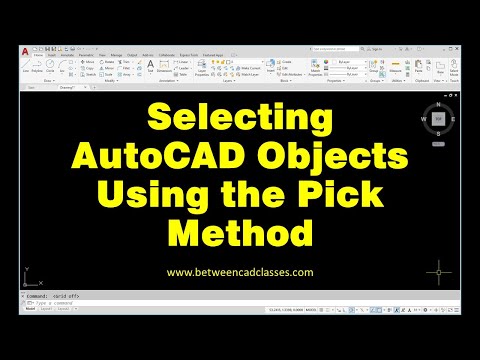 Selecting AutoCAD Objects Using the Pick Method