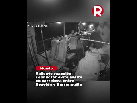 Asalto a bus entre Repelón y Barranquilla; pasajeros y conductor enfrentaron a los ladrones.