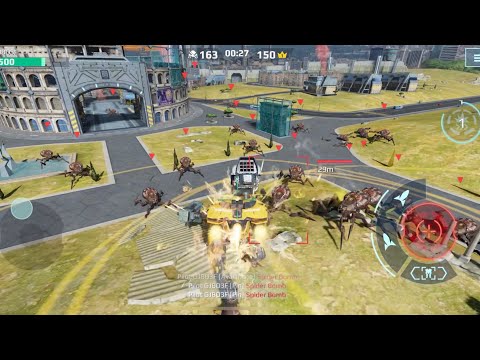 New Hunting Grounds Mode - War Robots PvE Test (High Score: 192 kills 7.4 mil damage w/ Hellburner)