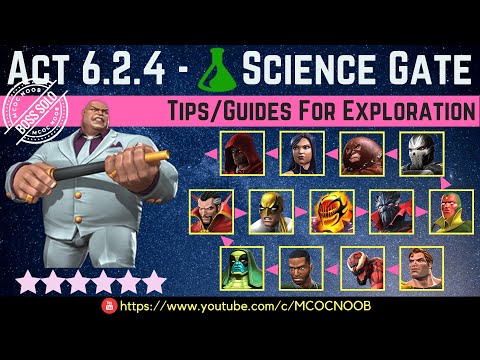 MCOC: Act 6.2.4 - Science Rarity Gate - Tips/Guide - No Revives - Story quest
