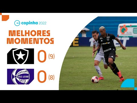 GLORIOSO AVANÇA | BOTAFOGO 0 (9) X (8) 0 SÃO JOSÉ-RS | MELHORES MOMENTOS | 2ª FASE | COPINHA 2022