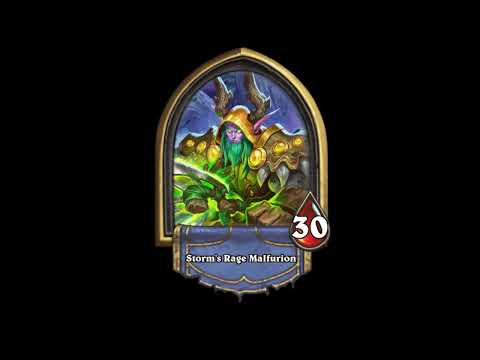 Storm's Rage Malfurion All Hero Quotes - Hearthstone