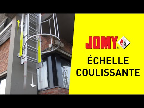 Échelle coulissante pour l'évacuation / l'accès en hauteur | JOMY