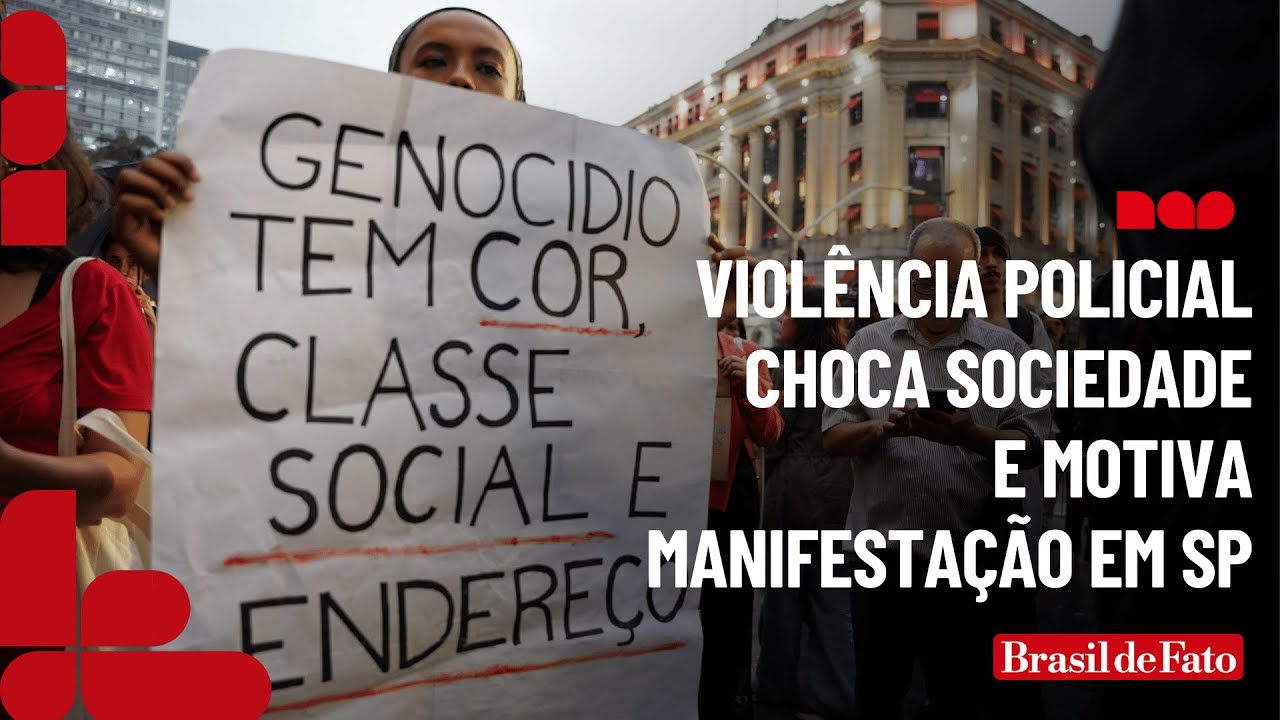 Violência policial choca sociedade e motiva manifestação em SP