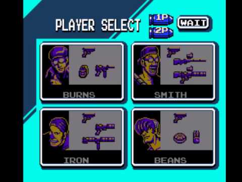 Contra Force - Character Select  remake by soroxas (Oldie but new wave)