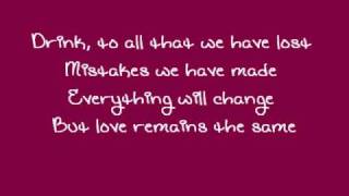 Gavin Rossdale - Love Remains the Same (with Lyrics)