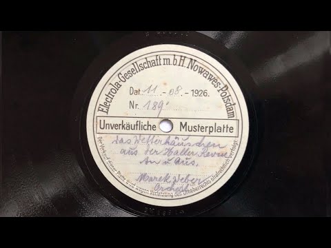 MAREK WEBER "An und aus": Das Wetterhäuschen - Annemie 1926 Berlin Revue