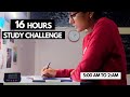 16 HOURS STUDY CHALLENGE OF A UPSC ASPIRANT 🤯| Exploring Dreams