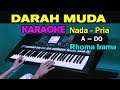 KARAOKE REMIX DARAH MUDA Nada Pria Rhoma Irama