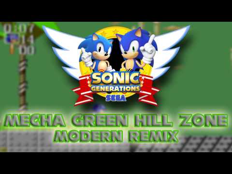 Sonic Chaos Mecha Green Hill Zone Modern Remix