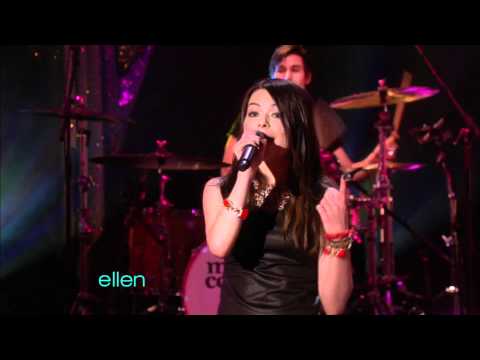 [HD] Miranda Cosgrove ft Greyson Chance - Dancing Crazy (The Ellen DeGeneres Show )