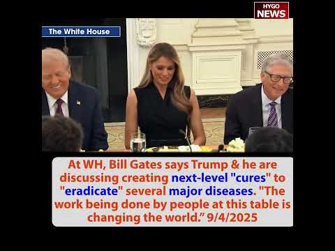 Meta CEO Mark Zuckerberg $600B in US, Bill Gates & Trump discussing cures to eradicate major disease