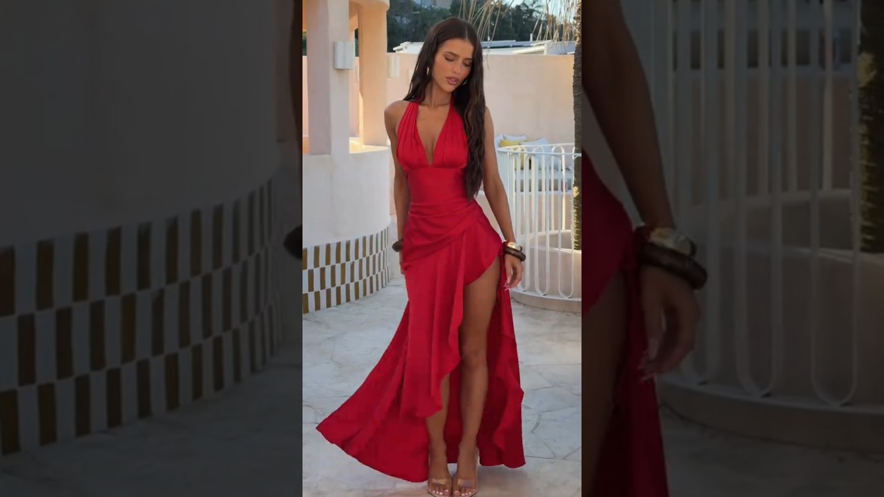 WRENLY Maxi Dress In Red❤️ #shorts #viral