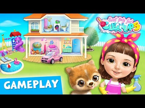 WHAT A MESSY BABY! Sweet Baby Girl Cleanup 5 Official Gameplay | TutoTOONS