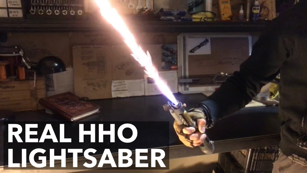 First real lightsaber. HHO \u0026 high pressure electrolyzer. Guinness World Records approved.